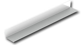 Custom Angle - White Aluminum