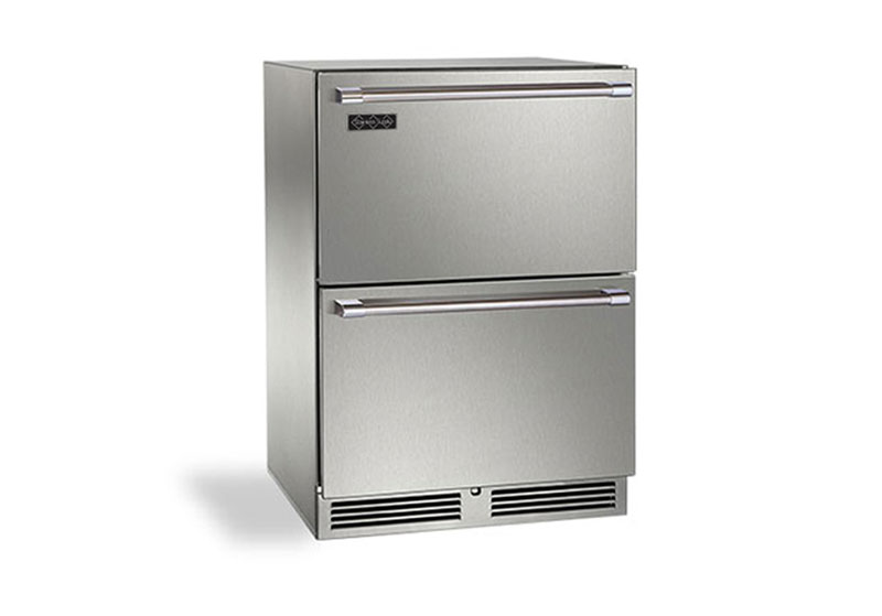 24 Inch Dual-Zone Freezer/Refrigerator w/Drawers