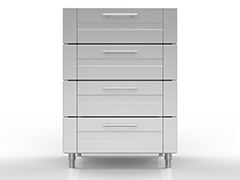 4 Quarter Drawers Cabinet